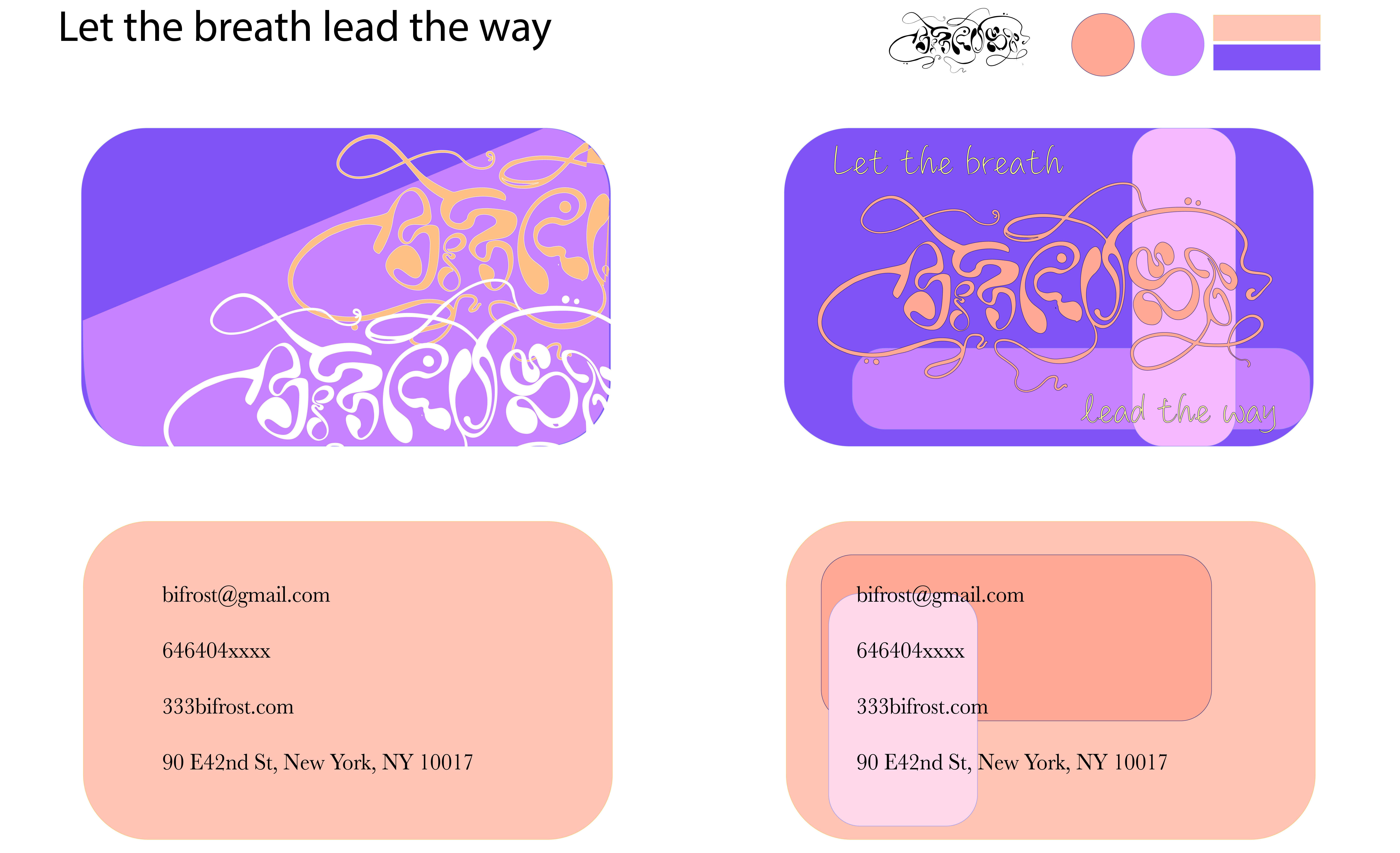 Typeface Design and Business Card II